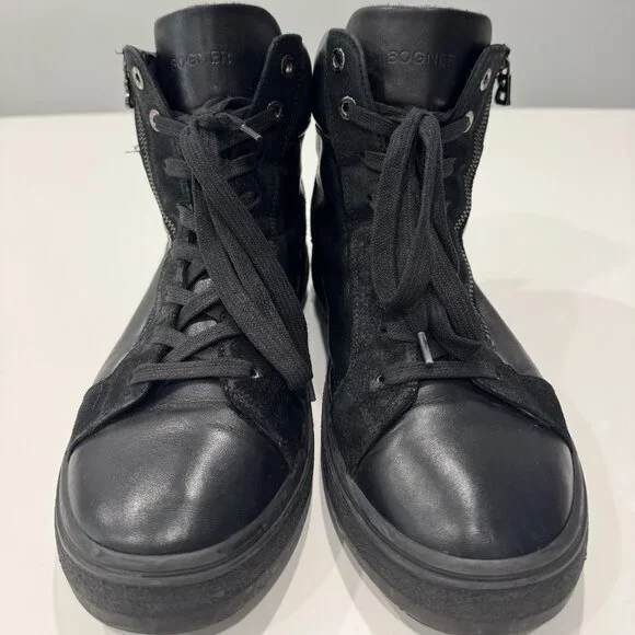 Bogner Mid Boots Anchorage with spikes in Black, Size 43, US 10 display picture 1